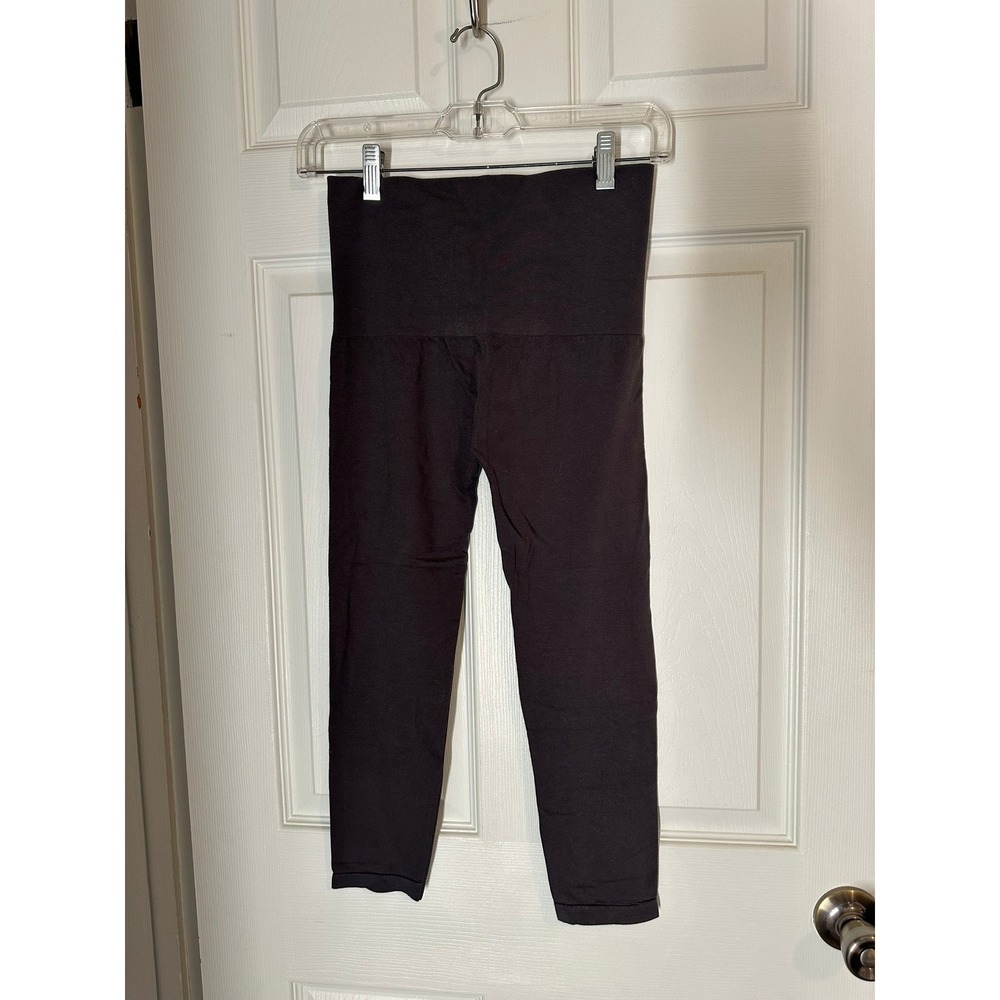 Set of M. Rena High Waisted Seamless Leggings NWT & Capris Dk. Gray Med. - Picture 11 of 13